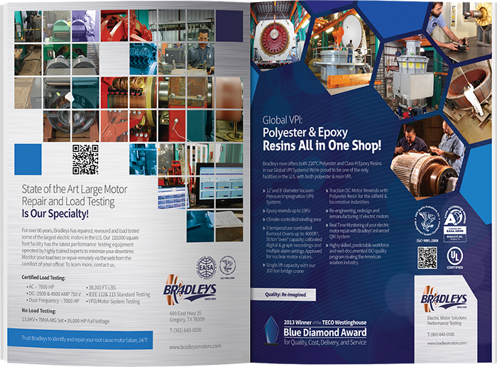 Print advertising Print Ads in trade publications, custom crafted articles in trade publications